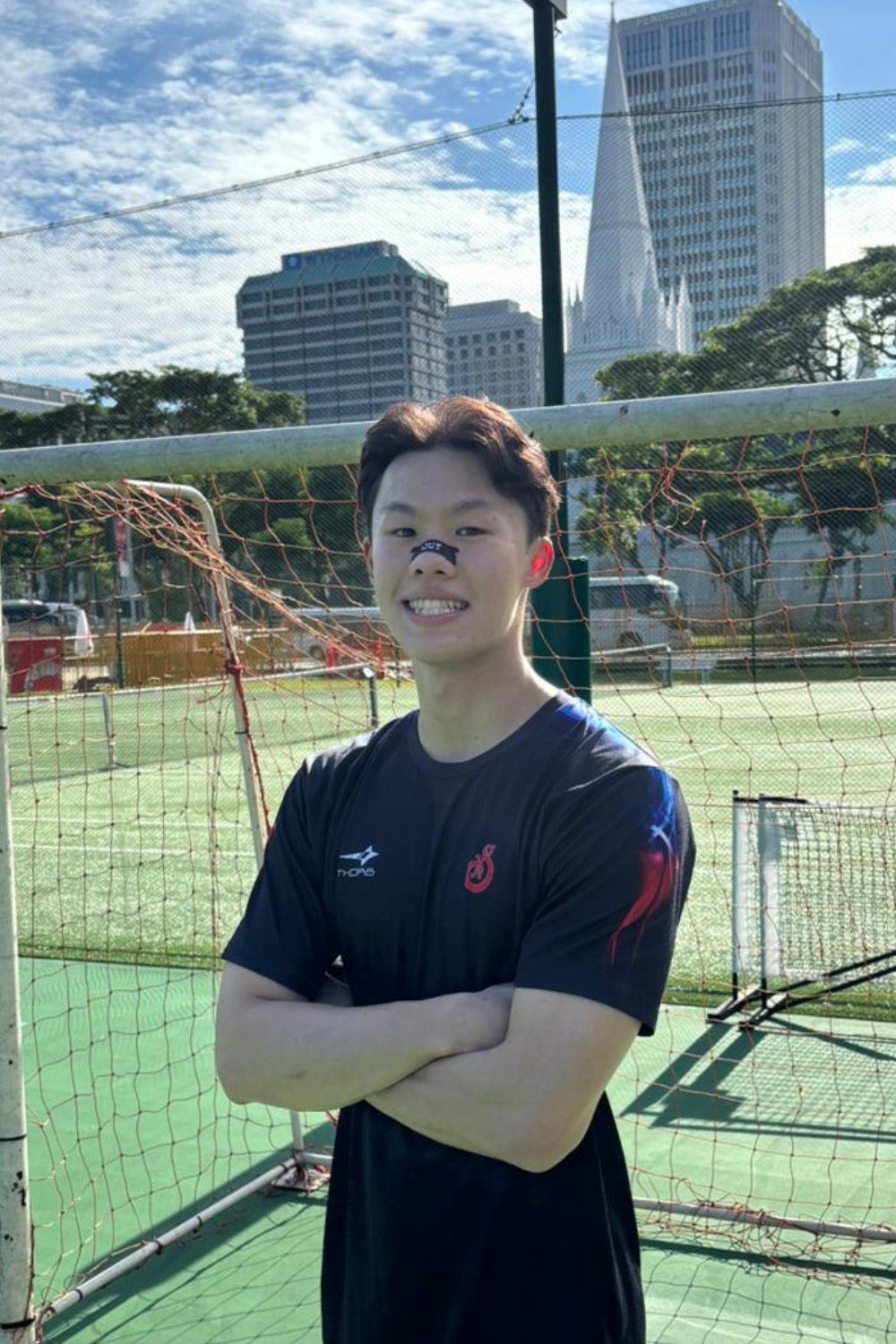 O.U.T athlete on court